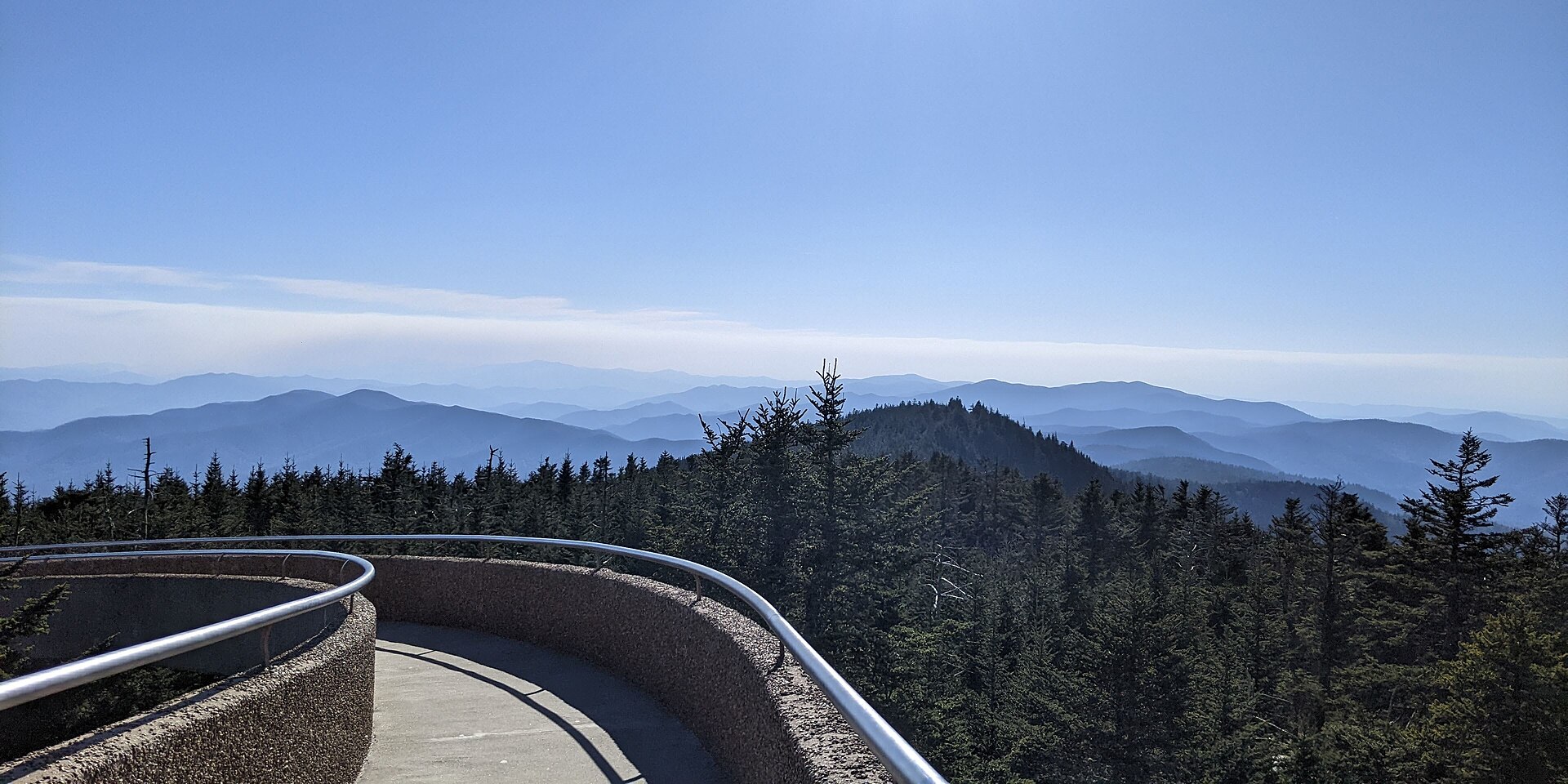 Views near Kuwohi, formerly Clingmans Dome, in Great Smoky Mountains National Park