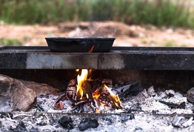 Photograph of an actual Watchman Campground campsite in Zion National Park